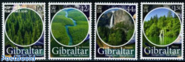 Gibraltar 2011 Europa, Year Of Forests 4v, Mint NH, History - Nature - Europa (cept) - Trees & Forests - Water, Dams &.. - Rotary Club