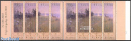 Aland 2003 Paintings Booklet, Mint NH, Transport - Stamp Booklets - Ships And Boats - Art - Paintings - Zonder Classificatie