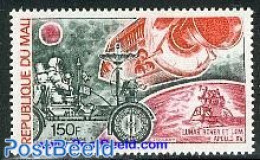 Mali 1972 Moon Exploration 1v, Mint NH, Transport - Automobiles - Space Exploration - Coches
