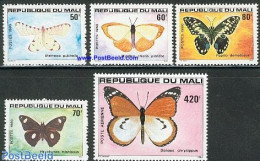 Mali 1980 Butterflies 5v, Mint NH, Nature - Butterflies - Malí (1959-...)