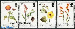 Pitcairn Islands 1970 Flowers 4v, Mint NH, Nature - Flowers & Plants - Autres & Non Classés