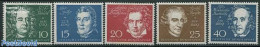 Germany, Federal Republic 1959 Beethoven Hall 5v, Mint NH, Performance Art - Music - Nuovi