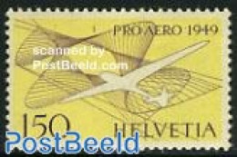 Switzerland 1949 Pro Aero 1v, Mint NH, Transport - Aircraft & Aviation - Unused Stamps