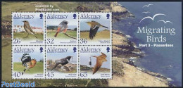 Alderney 2004 Birds S/s, Mint NH, Nature - Sport - Various - Birds - Golf - Lighthouses & Safety At Sea - Golf