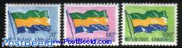 Gabon 1978 On Service 3v, Mint NH, History - Flags - Sonstige & Ohne Zuordnung