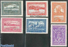 Yugoslavia 1932 European Rowing Games 6v, Mint NH, History - Sport - Europa Hang-on Issues - Kayaks & Rowing - Sport (.. - Unused Stamps