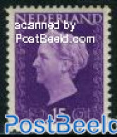 Netherlands 1947 15c Purple, Stamp Out Of Set, Mint NH - Ungebraucht