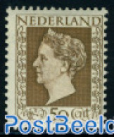 Netherlands 1948 50c Brown, Stamp Out Of Set, Mint NH - Ongebruikt