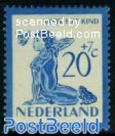 Netherlands 1950 20+7c, Girl With Butterfly And Frog, Mint NH, Nature - Butterflies - Frogs & Toads - Nuovi