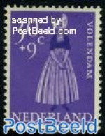 Netherlands 1958 30+9c, Volendam, Stamp Out Of Set, Mint NH, Various - Costumes - Ongebruikt