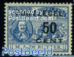 Netherlands 1907 50c, Stamp Out Of Set, Mint NH - Portomarken