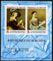 Burundi 1968 Letter Writing Week S/s Imperforated, Mint NH, Art - Paintings - Altri & Non Classificati