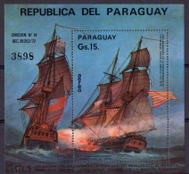 Paraguay 1975, Old Ship, Block - Paraguay