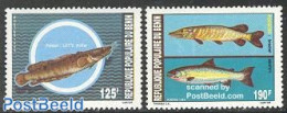 Benin 1989 Fish 2v, Mint NH, Nature - Fish - Unused Stamps