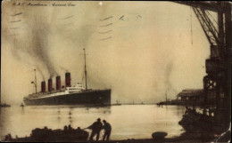 Artiste CPA DPassagierdampfer RMS Mauretania, Cunard Line - Other & Unclassified