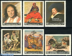 Yemen, Kingdom 1967 European Paintings 6v, Mint NH, History - Netherlands & Dutch - Art - Paintings - Raphael - Rubens.. - Geografía