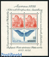 Switzerland 1938 Aarau Stamp Exposition S/s, Mint NH - Ungebraucht