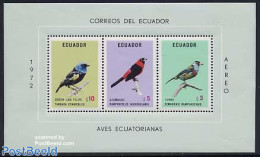 Ecuador 1973 Birds S/s, Mint NH, Nature - Birds - Equateur