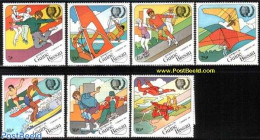 Guinea Bissau 1985 Int. Youth Year 7v, Mint NH, Performance Art - Sport - Various - Dance & Ballet - Fun Sports - Glid.. - Baile