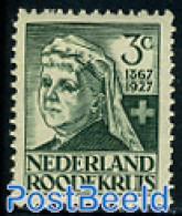 Netherlands 1927 3+2c, Queen Emma, Stamp Out Of Set, Unused (hinged), Health - Red Cross - Ongebruikt