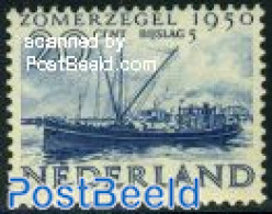 Netherlands 1950 20c, Motorship, Stamp Out Of Set, Mint NH, Transport - Ships And Boats - Neufs