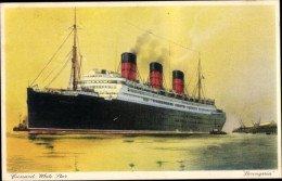 CPA Passagierdampfer RMS Berengaria, Cunard White Star Line - Andere & Zonder Classificatie