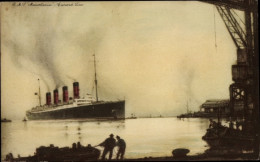 Artiste CPA Passagierdampfer RMS Mauretania, Cunard Line - Other & Unclassified