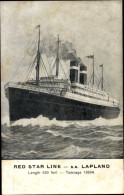 CPA Passagierdampfer SS Lapland, Red Star Line - Autres & Non Classés