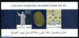 Denmark 2011 Carsten Niebuhrs Arab Expedition S/s S-a, Mint NH, History - Nature - Explorers - History - Insects - Neufs