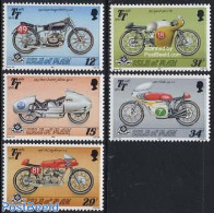 Isle Of Man 1987 Tourist Trophy 5v, Mint NH, Transport - Motorcycles - Motos