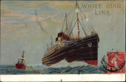 Artiste CPA Passagierdampfer RMS Baltic, White Star Line - Andere & Zonder Classificatie