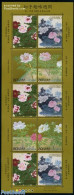 Japan 2009 Philatelic Week, Flowers 10v M/s, Mint NH, Nature - Flowers & Plants - Neufs
