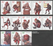 Iceland 1999 Christmas 13v [::::][::::] + [::], Mint NH, Religion - Christmas - Unused Stamps