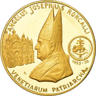 Vatican, Médaille, Béatification Du Pape Jean XXIII, FDC, Or - Sonstige & Ohne Zuordnung