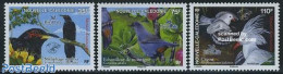 New Caledonia 2007 Endangered Endemic Birds 3v, Mint NH, Nature - Birds - Unused Stamps