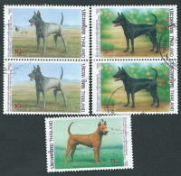 Tailandia, Thailand 1993 ; DOGS , Cani . Used . - Hunde