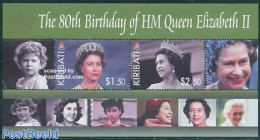 Kiribati 2006 Elizabeth II 80th Birthday S/s, Mint NH, History - Kings & Queens (Royalty) - Familles Royales