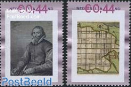 Netherlands - Personal Stamps TNT/PNL 2007 De Beemster 2v, Mint NH, Various - Maps - Geografía