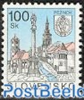 Slovakia 2003 Pezinok 1v, Mint NH, History - Religion - Coat Of Arms - Churches, Temples, Mosques, Synagogues - Art - .. - Ongebruikt