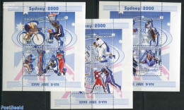 Chad 2000 Olympic Games Sydney 12v (3 M/s), Mint NH, Sport - Baseball - Basketball - Boxing - Cycling - Fencing - Judo.. - Other & Unclassified