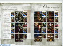 Great Britain 2009 Christmas Smilers Sheet, Mint NH, Religion - Christmas - Art - Stained Glass And Windows - Ongebruikt