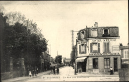 CPA Colombes Hauts De Seine, La Rue Des Aubepines, Hotel - Other & Unclassified