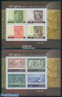 Greece 2006 Olympic Interim Games 1906 2 S/s, Mint NH, Sport - Olympic Games - Stamps On Stamps - Nuevos
