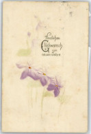50919211 - Blumen , Praegedruck - Nouvel An