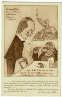 Carte Illustrée Derso " A Monsieur Neiger Patron Du Bavaria " Caricatures Murs Brasserie, Potinière De La S.d.N - 1928 - Andere & Zonder Classificatie