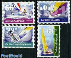 Dutch Caribbean 2012 Sailboats 4v, Mint NH, Sport - Transport - Sailing - Sport (other And Mixed) - Ships And Boats - Vela