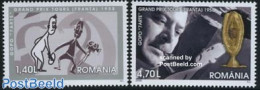 Romania 2008 Grand Prix Film Festival, Tours 2v, Mint NH, Performance Art - Film - Unused Stamps
