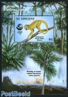 Saint Vincent 1992 UNCED Conference S/s, Mint NH, Nature - Animals (others & Mixed) - Environment - Monkeys - Protection De L'environnement & Climat