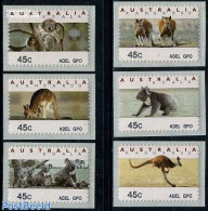 Australia 1994 Animals 6v, Automat Stamps, Mint NH, Nature - Animals (others & Mixed) - Automat Stamps - Neufs
