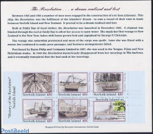 Norfolk Island 1999 Australia 5v In Booklet, Mint NH, Transport - Philately - Stamp Booklets - Ships And Boats - Ohne Zuordnung